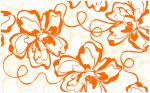 Декор Монро оранжевый (09-00-35-050-0) (94-00-35-50) 40х25 см