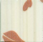 Вставка "Цветы" на светлом / терракотовый Кензо Нефрит Керамика 48х48 см