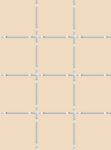 Плитка Конфетти беж светлый (полотно из 12 част. 9,9x9,9) 30x40 см