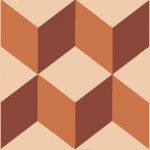 Плитка Ливерпуль геометрия коричневый 20,1x20,1 см