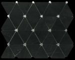 Мозаика Diamond Negro Marqunia Mirror 32,9x28,3x1 см