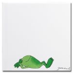 Декор Janosch "Sleeping Frog" white 25x25 см