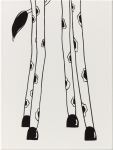 Декор Steuler LOUIS & ELLA «Ноги жирафа» Черно-белый 25х33см
