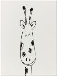 Декор Louis & Ella "голова жирафа" 25х33 см