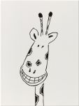 Декор Louis & Ella "голова веселого жирафа" 25х33 см