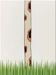 Цветной декор Louis & Ella "шея жирафа + трава" 25х33 см
