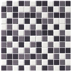 плитка Steuler Mosaic Classic унив. черно-белая, глянцевая 30x30 см
