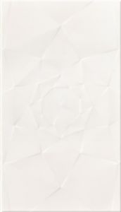 Плитка настенная Steuler Origami, белая глянцевая 40х70 см
