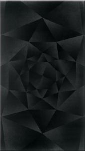Декор Steuler Origami стекло, цвет черный 40х70 см