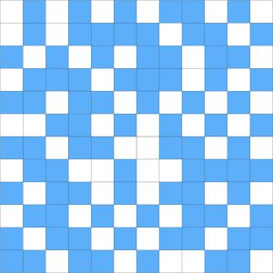 Мозаика Shine Mosaico White-Blue Размер: 30 × 30 см