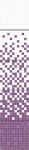 Декор ORGANZA Mosaico Set (растяжка) Diamante-Blanco-Lila 120x30 (30x30x4) 