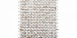 Мозаика Tribal Pearl White G-523 28.6x28.3x0.8 см