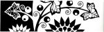 Бордюр Аквилон цветы 20х6,3 см
