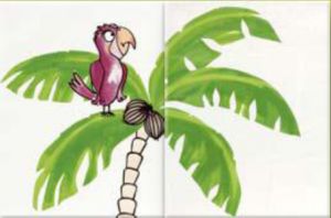 Плитка Steuler BongoBongo "пальма и попугай"