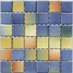 Мозаика Color Line Tobacco-Blue Mix 2 50х50 30 × 30 см