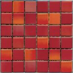 Мозаика Color Line Red Mix 7 50х50 30  30 см