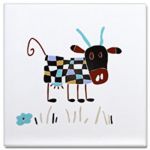 Декор Moooh "Cows coloured" (набор из 3 шт) 25х25 см