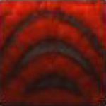Вставка Неон Ред Тоццетто / Neon Red Tozzetto 2,5х2,5 см