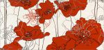 Вставка Infinita krem flower B, 29x59.3 см