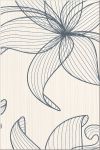 Вставка Lorena szara flower B, 30x45 см