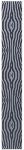 бордюр Steuler ZEBRATILE, черно-серебристый 40х8,5 см