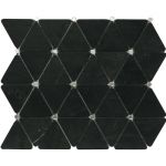 Декор L119379021 Diamond Negro Marquina Mirror 32,9x28,3 см