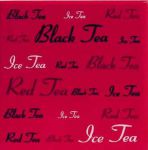 Вставка Aplauz tea czerwony, 10х10 см