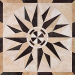 Декор Roseton Fontana (в комплекте 4 плитки) 86х86 см