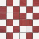 Плитка напольная Mosaico Ocean Blanco-Rojo 32,5x32,5 см