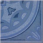 Напольная плитка Herkulanum Pompei niebieski, 35x35 см