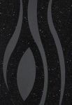 Декор, Aleluia Ceramicas Orion Wave Preto D675  32.7 × 58.6 см