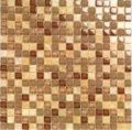 Pure & Naturals (мозаика) Onix Brown Glossy 1,5х1,5 см