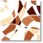 Декор Фиеста коричнево-бежевый 20x20 см