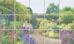 Настенное панно Jasba- HighLands Big Motif Cottage Garden 50x30