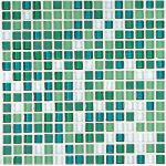 CRYSTAL A мозаика NO4 Verde Mix 1,1*1,1 30x30 см