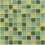 CRYSTAL B мозаика MF3 Verde Lucido Mix 2,3*2,3 30x30 см