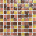 CRYSTAL B мозаика MF2 Beige Lucido Mix 2,3*2,3 30x30 см