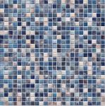 Мозаика настенная Kauri 8703H grey-blue-mix glossy 31,6x31,6
