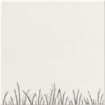 декор Steuler Lilly "Трава" на белом фоне 25х25 см