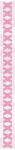 Анжелика Ницца бордюр малиновый вертикаль 86-02-48-97 4х40 см
