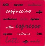 Вставка Aplauz espresso czerwony, 10х10 см