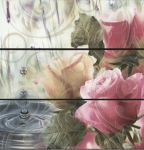 Панно/Декор Decor Mistral Pink Roses 3 Pack 75 x 75 см