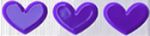 Бордюр Pop Up Heart Lilac Listello 6x25 см