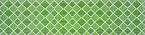 Бордюр Pop Up Squares Green Listello 6x25 см