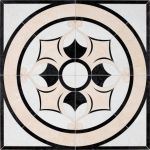 Декор Roseton Sahara (в комплекте 4 плитки) 118х118 см