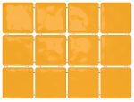 Плитка Сезоны рыжий (полотно из 12 частей 9,9x9,9) 30x40 см