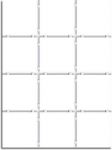 Плитка Суши белый (полотно из 12 част. 9,9x9,9) 30x40 см
